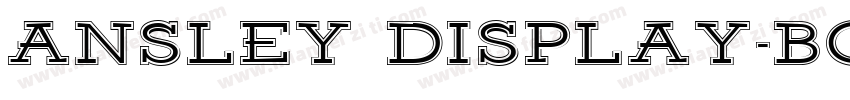 Ansley Display-Bold字体转换
